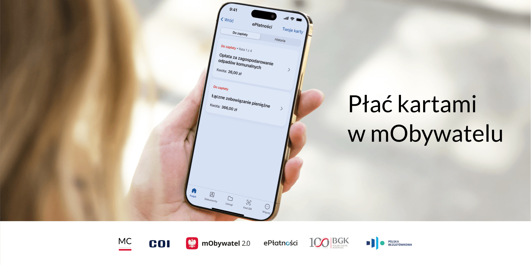 ePłatności w aplikacji mObywatel